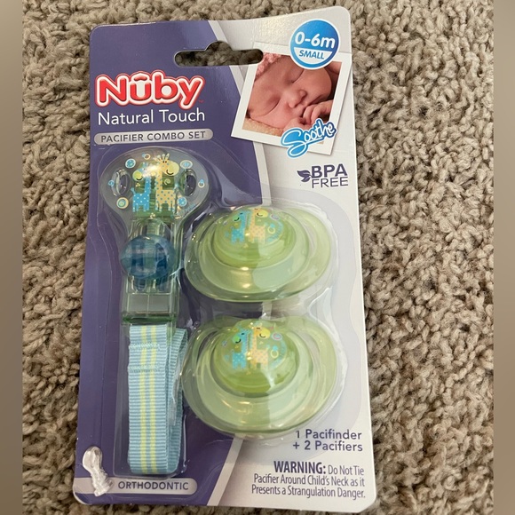 Nuby Toys Nuby Pacifier And Pacifier Clip Set Poshmark
